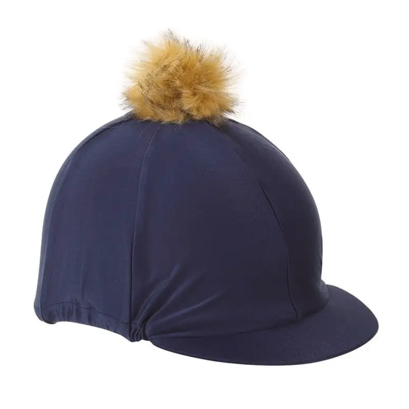 Shires One Size Pom Pom Hat Cover In Black-2
